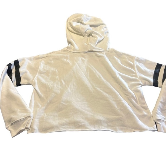 Acrux Womens Cropped Cozy Hoodie White/Dark Gray Size Small NWOT - Picture 4 of 7